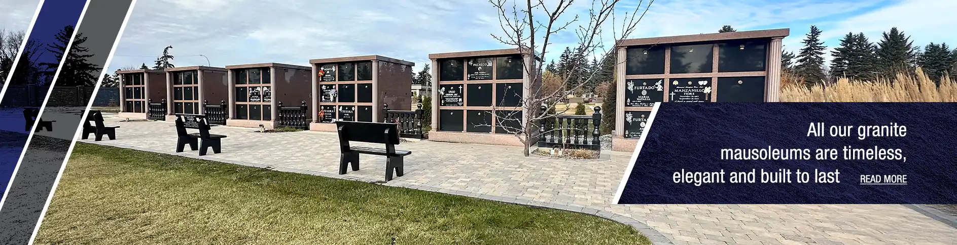 Timeless, elegant Granite Mausoleums