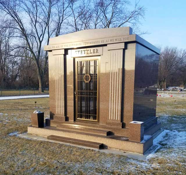 Indiana Custom Granite Columbarium
