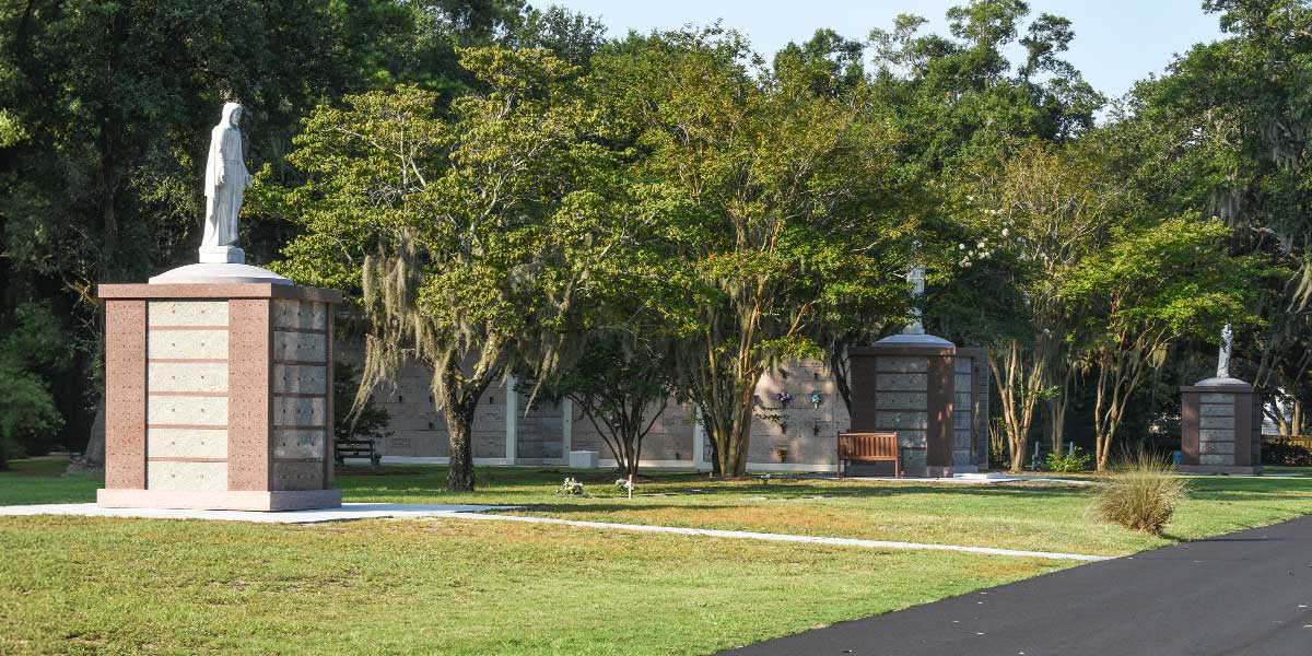South Carolina Custom Granite Columbarium