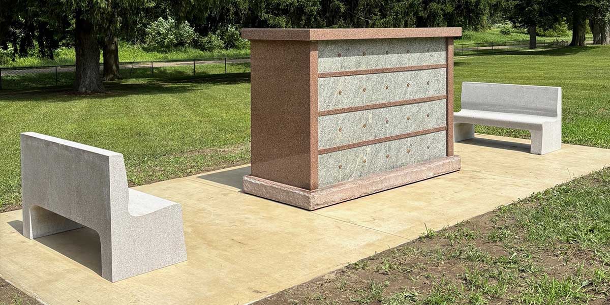 Michigan Custom Granite Columbarium